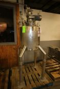 Walker 20 Gal. 316L S/S Reactor, M/N PZ-K-VP, S/N 8538, 100 PSIG MAWP @ 350 F, -20 F @ 100 PSI, NAT'