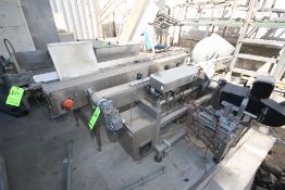 Conveyor & Labeling Conveyor, with (2) Straight Sections of Conveyor (LOCATED IN COLTON, CA--$50.