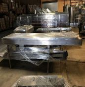 Straight Section of Paddle Track Conveyor, Mounted on S/S Frame (LOCATED AT ATWATER, CA)