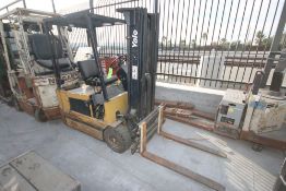 Yale 3,000 lb. Electric Sit-Down Forklift, M/N ERP030TDN36SE077, S/N N521418, with Triple Stage