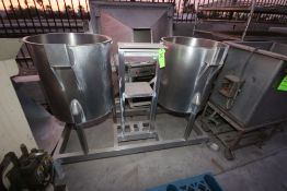 Perma-San Dual S/S 60 Gal. Single Wall Vessel System, Mounted on S/S Skid (LOCATED IN COLTON, CA--$