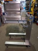 Fritsch 6-Head S/S Depositor, Type FG-60-6, S/N 05451-000881, Mounted on S/S Portable Frame (LOCATED