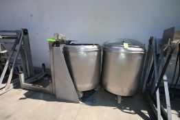 S/S Tumble/Lift System, with (1) S/S Tumble Station with Tilt Capability, (1) Hydraulic Tote Lift