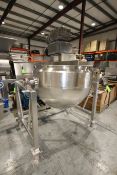 Feldmeier 150 Gal. S/S Kettle, S/N E-247-99, Min. Design Metal Temp. -20 F @ 150 PSI, Jacket MAWP