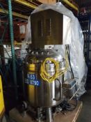 Barcelona S/S Reactor Tank, S/N 2105137, with Anderson Gauges & S/S Control Box, Mounted on S/S