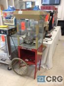 18 inch portable,popcorn cart