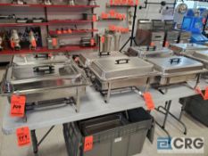 Lot of (6) stainless steel chafing dishes