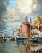 L Van Staaten Watercolour drawing 