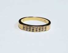 18ct gold and diamond eternity ring