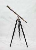 Ornamental telescope on a telescopic tripod stand