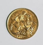 Edward VII sovereign 1910