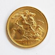 1958 gold sovereign