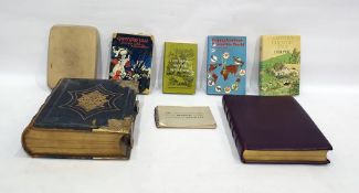 Victorian Welsh family bible, full leather, brass clasps, morocco leather altar book, further