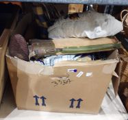 Pair canvas and rubber Wellingtons, Lady Northampton style, framed print after Mason, oil on