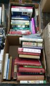 Quantity of hardback books including Jeffrey Archer, Graham Greene, Sotheby's World Guide to