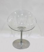 Ero S by Kartell with Starck perspex office chair, stamped to back