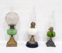 Three various oil lamps (3)