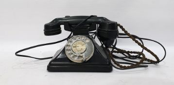 Old bakelite telephone