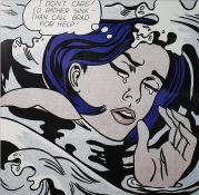 1960's style cartoon colour print  