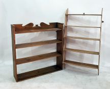 Pine shelving unit
