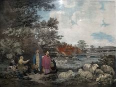 Various framed prints including a framed poster of India, The Metropolitan Museum of Art 1986 (a