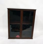 Mahogany glazed bookcase measurements are 83.5 x 34 deep x 100 height approx
