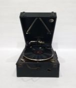 Columbia picnic clockwork gramophone player