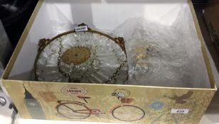 Glass chandelier (1 box)