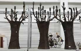 Three metal lamps (3) (VAT payable on hammer)