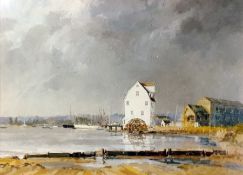 Quantity of various prints, a vintage style blackboard with a battery run clock, a decorative wooden