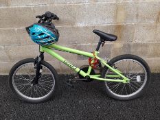 Trax BMX child's bicycle with helmet (approx 20