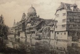 After G Vertue Black and white engraving 