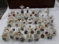 Quantity of crestedware, various makes to include Gemma, Arcadian, Carlton and Willow (2 boxes)