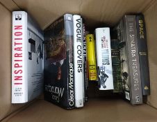 Small collection of books to include titles on Sinatra, Terence Conran's Inspiration by Terence