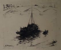 Henry Rayner (1903-1957)  Etching  