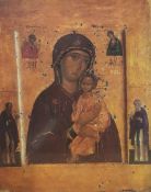 Assorted framed prints and water colours ( 1 box)