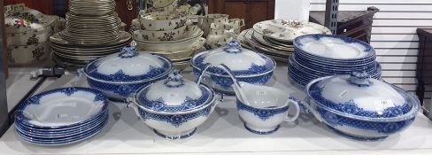 Part dinner service marked 'Made Soley for C.S.S. 'Eric' Longton Cooperative Society', white