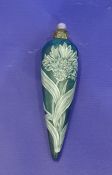 Victorian cameo glass scent bottle in the manner o