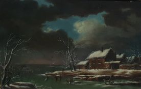 Isack Van Ostoccle (1621-1649) (Dutch)  Oil on tin