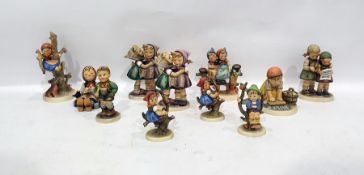 Collection of Goebel Hummel figures of children