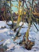 Edgars Vinters (1919-2014)  Oil on canvas Winter w