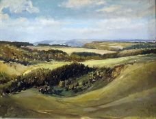 Maxwell Hoofem(?) (20th century)  Oil on board 'Boidlih Hill', monogrammed lower left and entitled