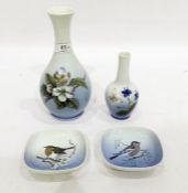 Royal Copenhagen collection including vase with fl