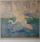 Anna Pugh (b.1938)  Etching and drypoint  