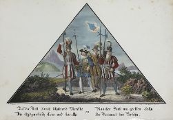 Jakob Schmegler (1793-1866)  Set of 12 coloured li