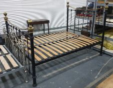 20th century tubular 5' bed frame
