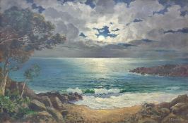 Pierre Forest (1881-1971)  Oil on canvas Moonlight