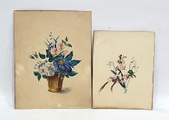 A N Stafford (early 20th century)  Watercolour  Floral study, signed lower, image size approx 13cm x