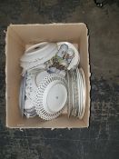 Assorted ceramics including jugs, Crown Derby styl