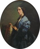 Edwin Williams Oil on canvas Three-quarter length